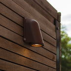 Ancor - Mains-Powered Wall Light - Aluminium - Matt Brown
