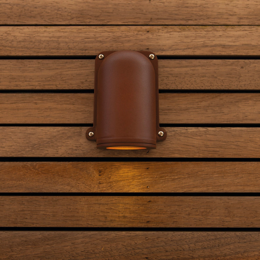 Ancor - Mains-Powered Wall Light - Aluminium - Matt Brown