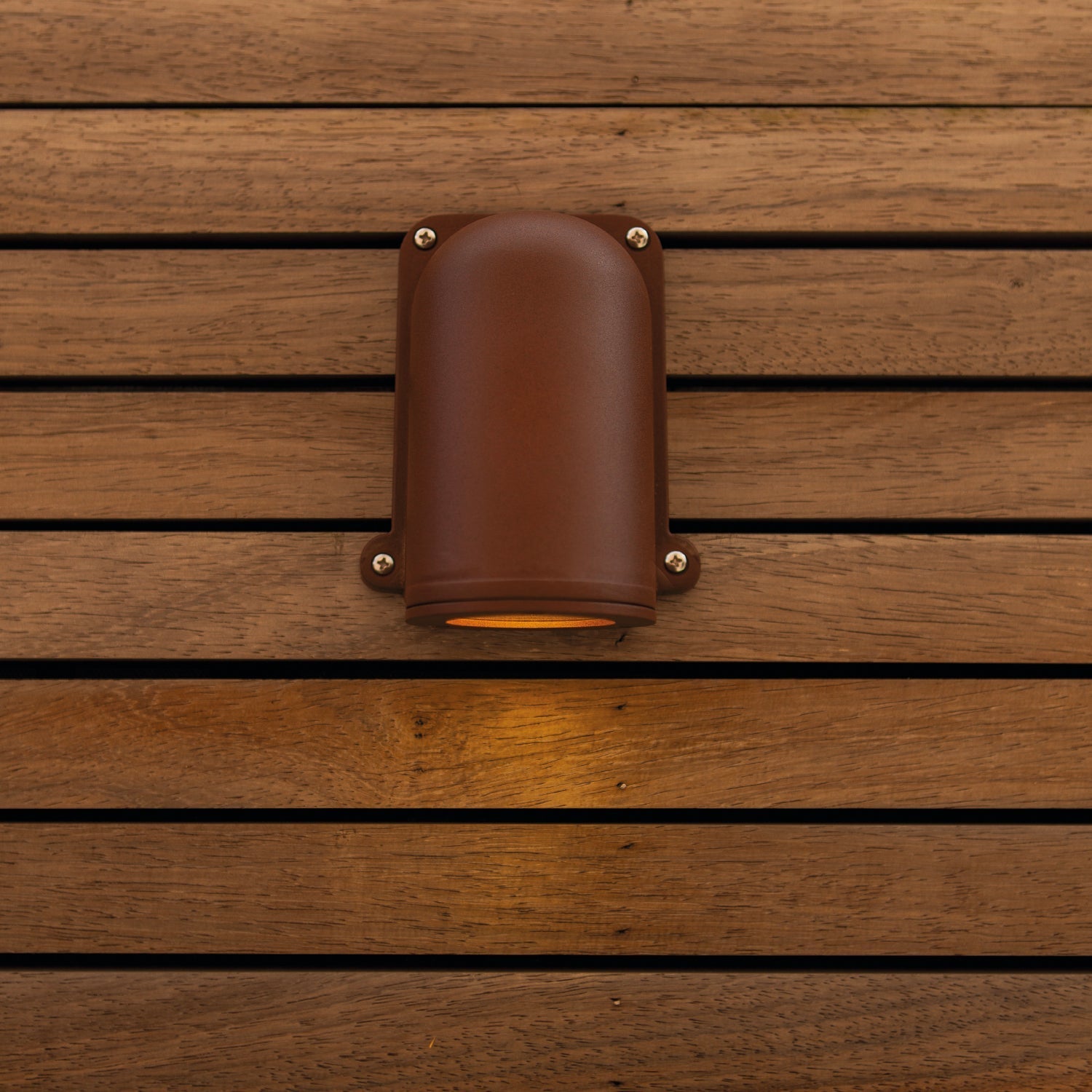 Ancor - Mains-Powered Wall Light - Aluminium - Matt Brown