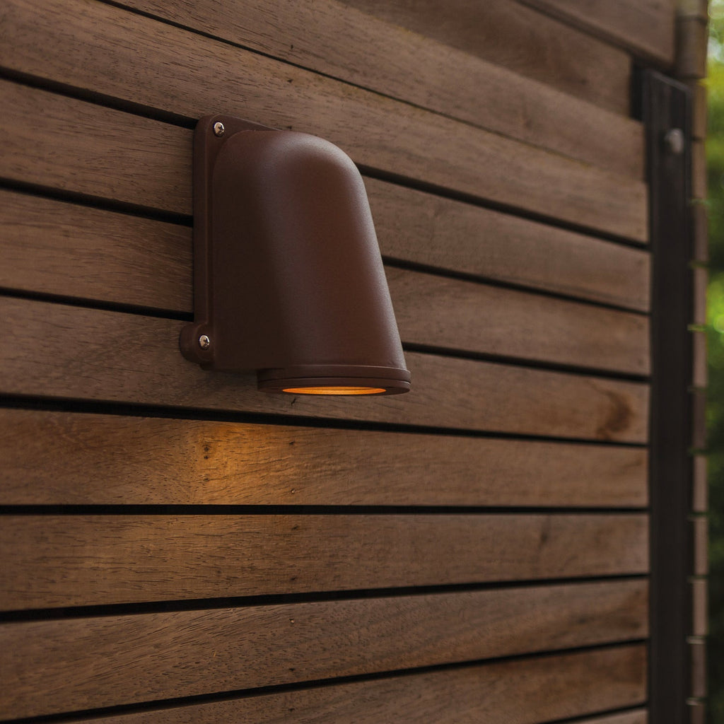 Ancor - Mains-Powered Wall Light - Aluminium - Matt Brown