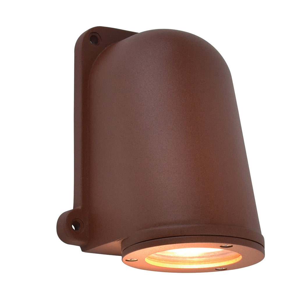 Ancor - Mains-Powered Wall Light - Aluminium - Matt Brown