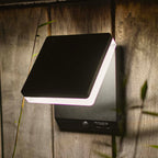 Moze Solar - Solar Wall Light - Aluminium - Matt Black