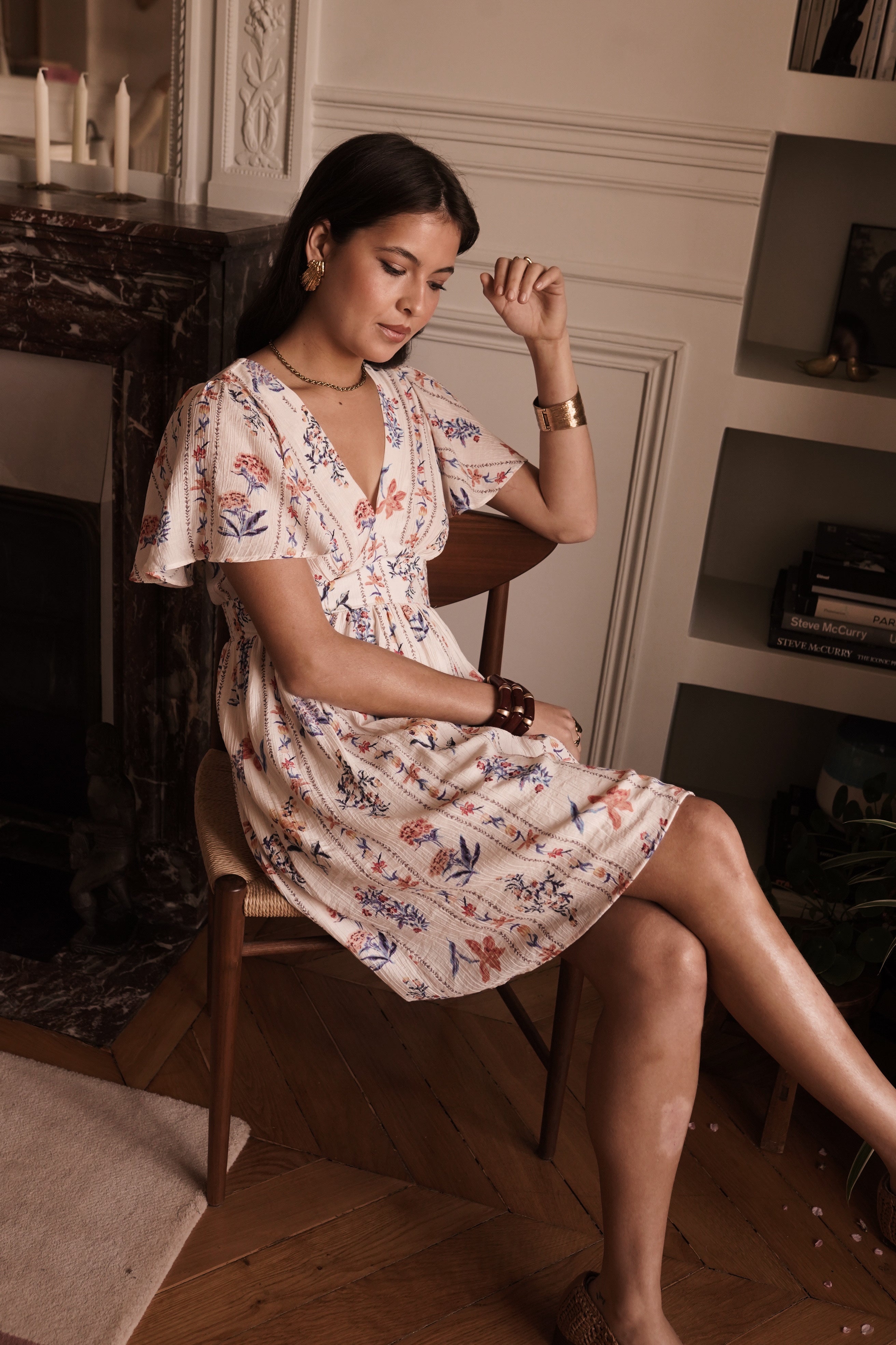 Vestido cobalto
