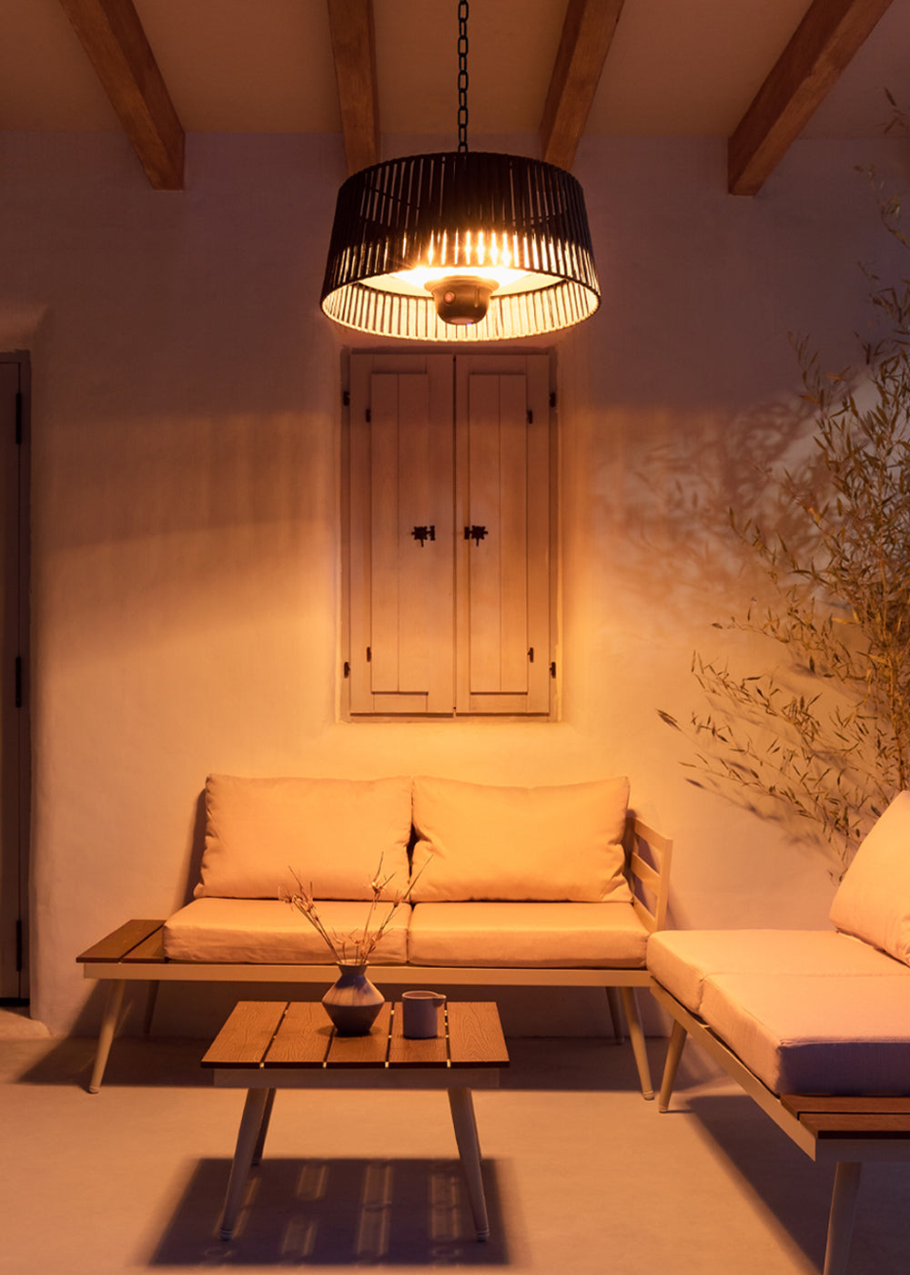 Hanging Heater - Halogen Infrared Lamp and Heater 1800W - Exclusive
