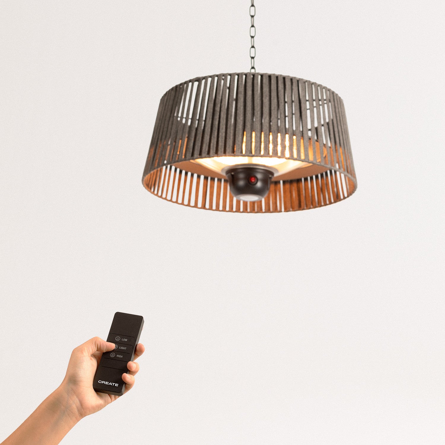 Hanging Heater - Halogen Infrared Lamp and Heater 1800W - Exclusive