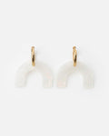 Boucles D'Oreilles Arc-En-Ciel - Irisé Blanc