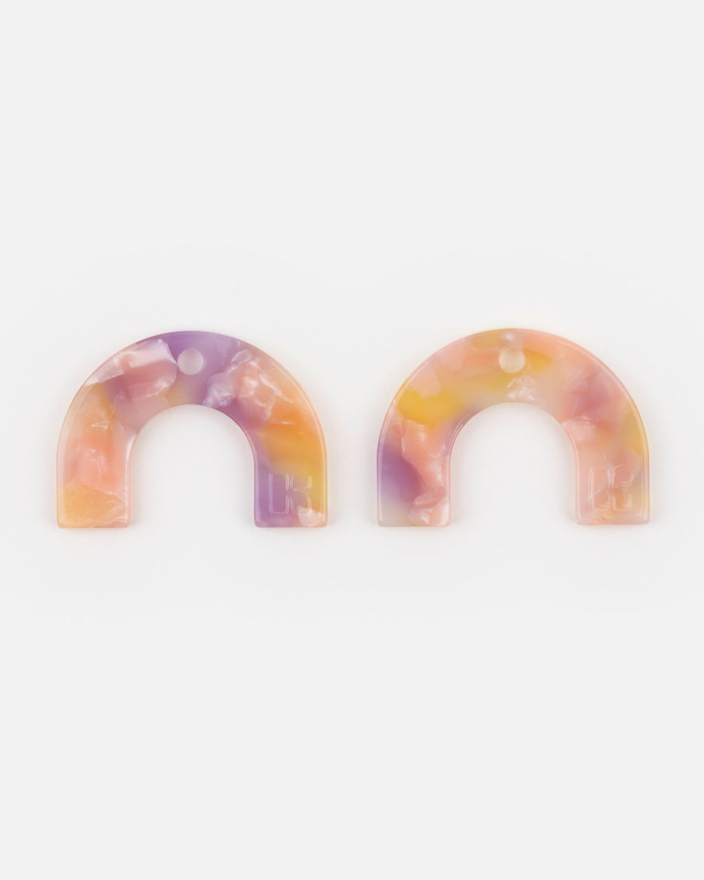Boucles D'Oreilles Arc-En-Ciel