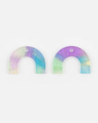 Boucles D'Oreilles Arc-En-Ciel
