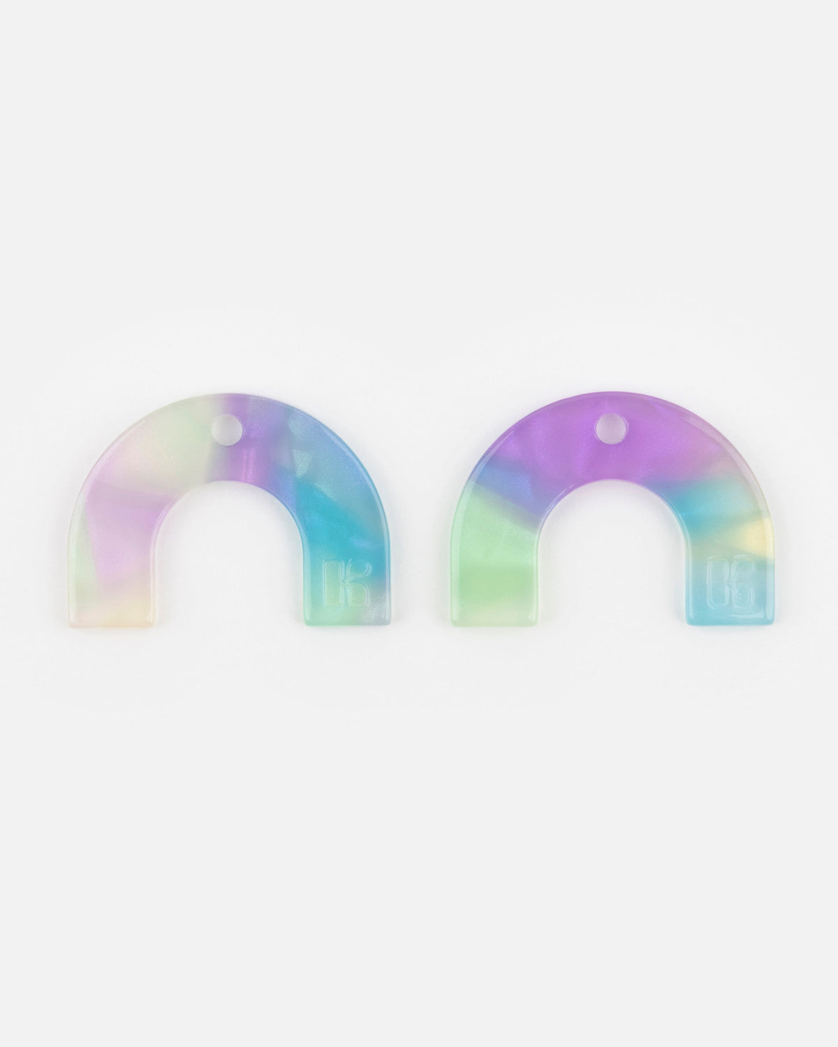 Boucles D'Oreilles Arc-En-Ciel