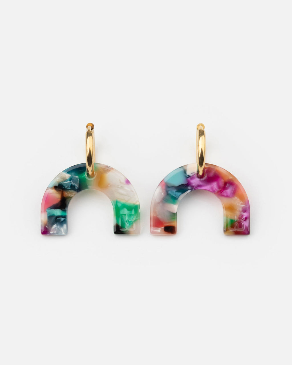 Rainbow Earrings - Confetti