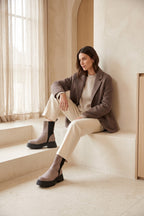 Botas Aria gris topo