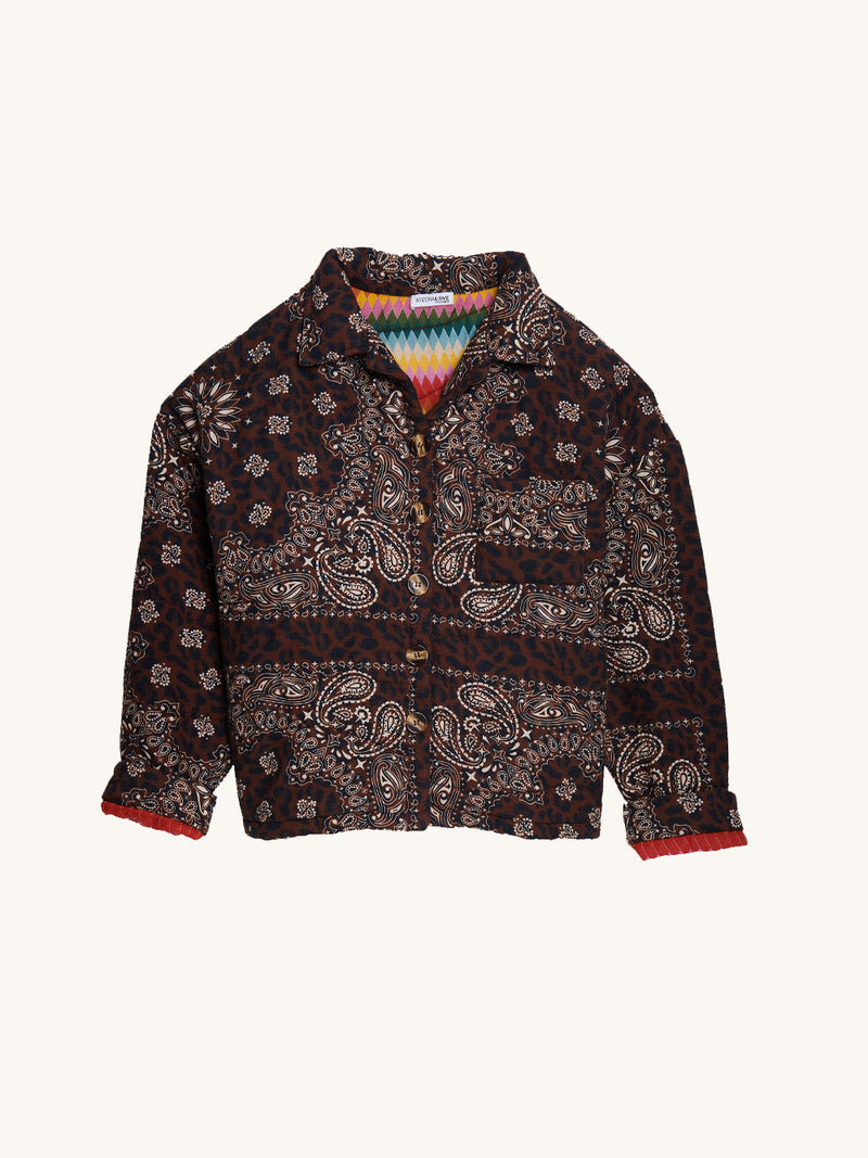 Quilt Leopard Jacket