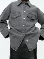 Chemise Hockey - Gris