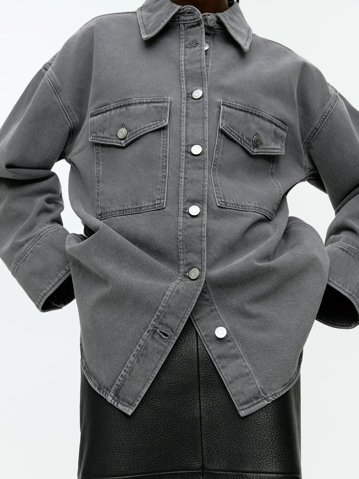 Chemise Hockey - Gris
