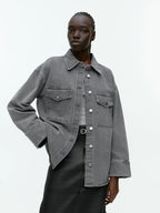Chemise Hockey - Gris