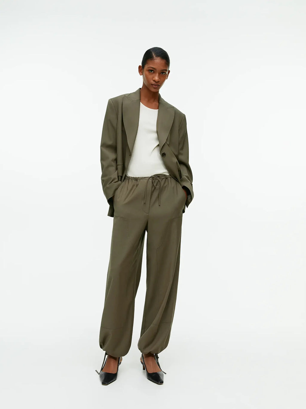 Broek Emmy - Kaki
