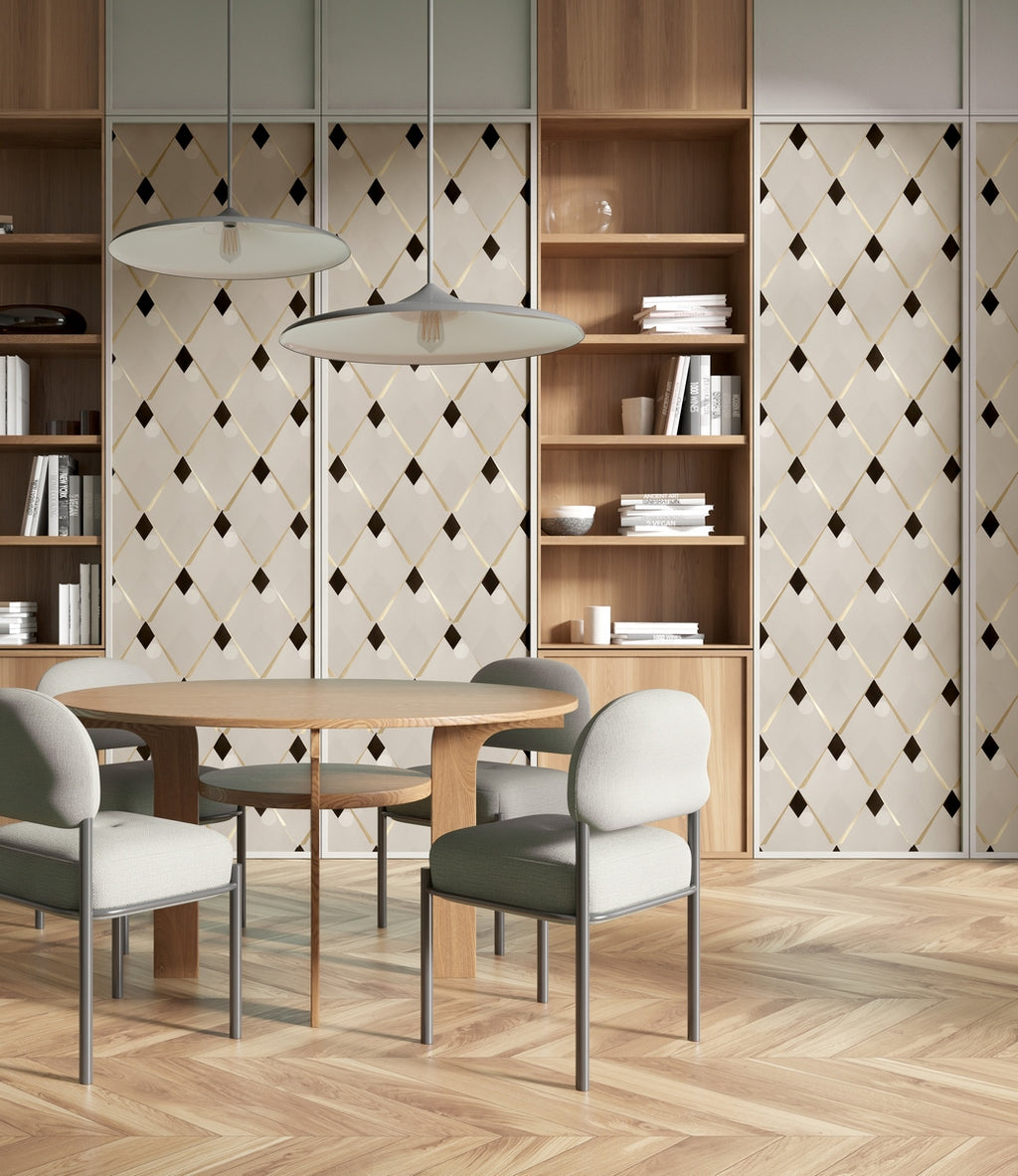 Harlequin Wallpaper - Golden Linen