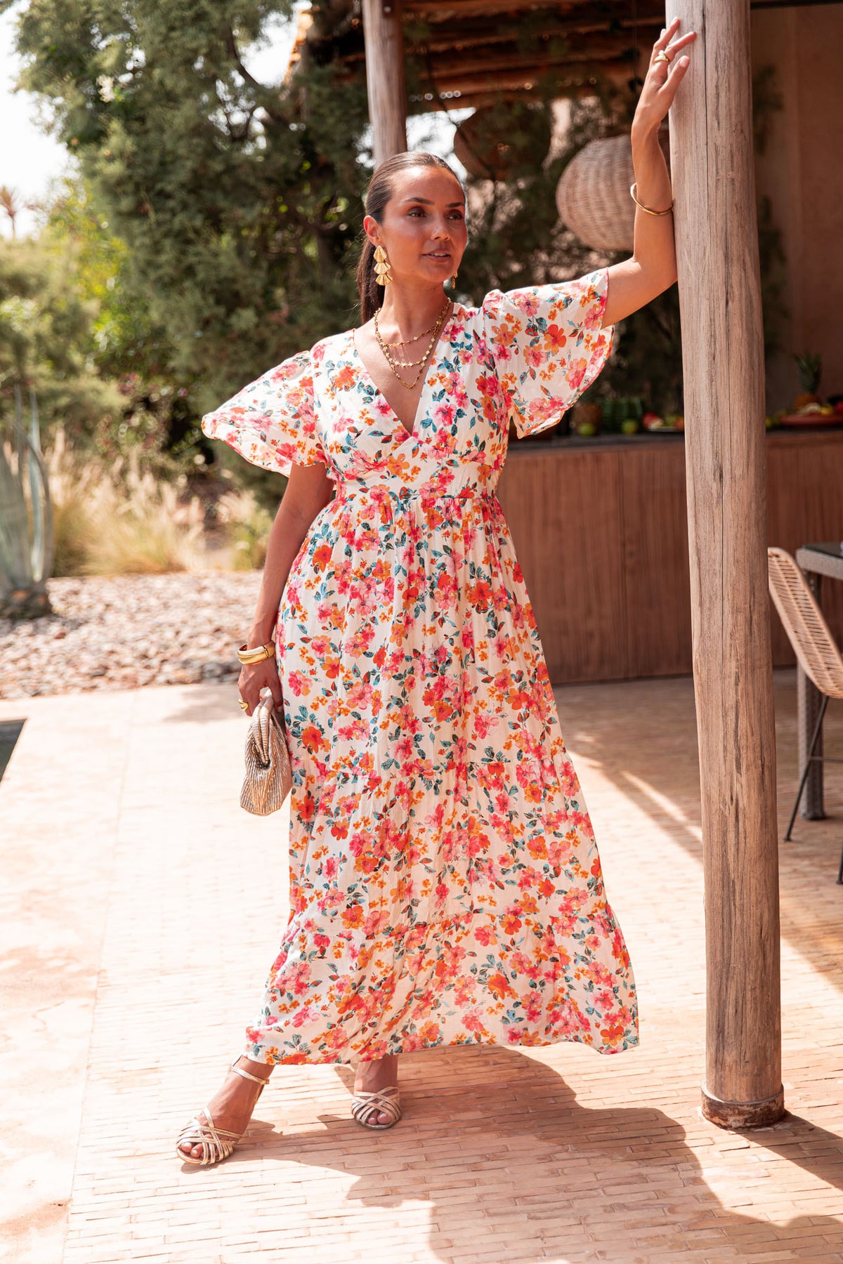 ARMÈLE Multicolor - Vestido floral
