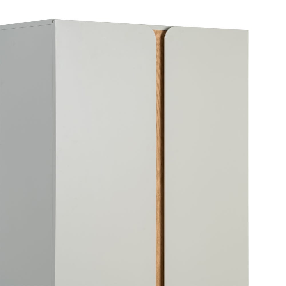 Ren - Skab med 2 låger - MDF - Taupe