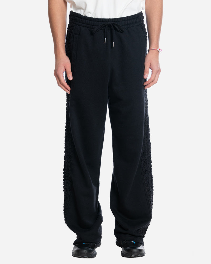 Arte - Pantalones deportivos con ribete de flores