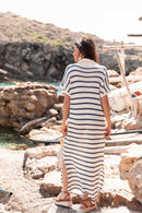 ARTHUS Bleue - Robe Maille