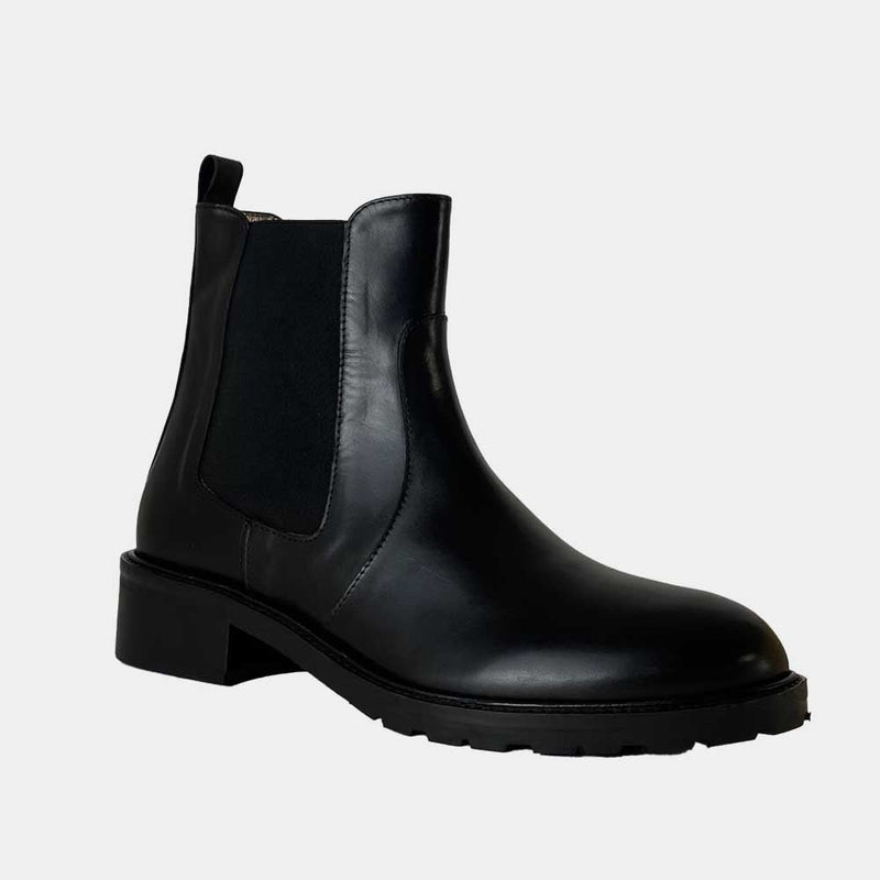 Chelsea Boots Ann Tuil Artist - Cuir Noir