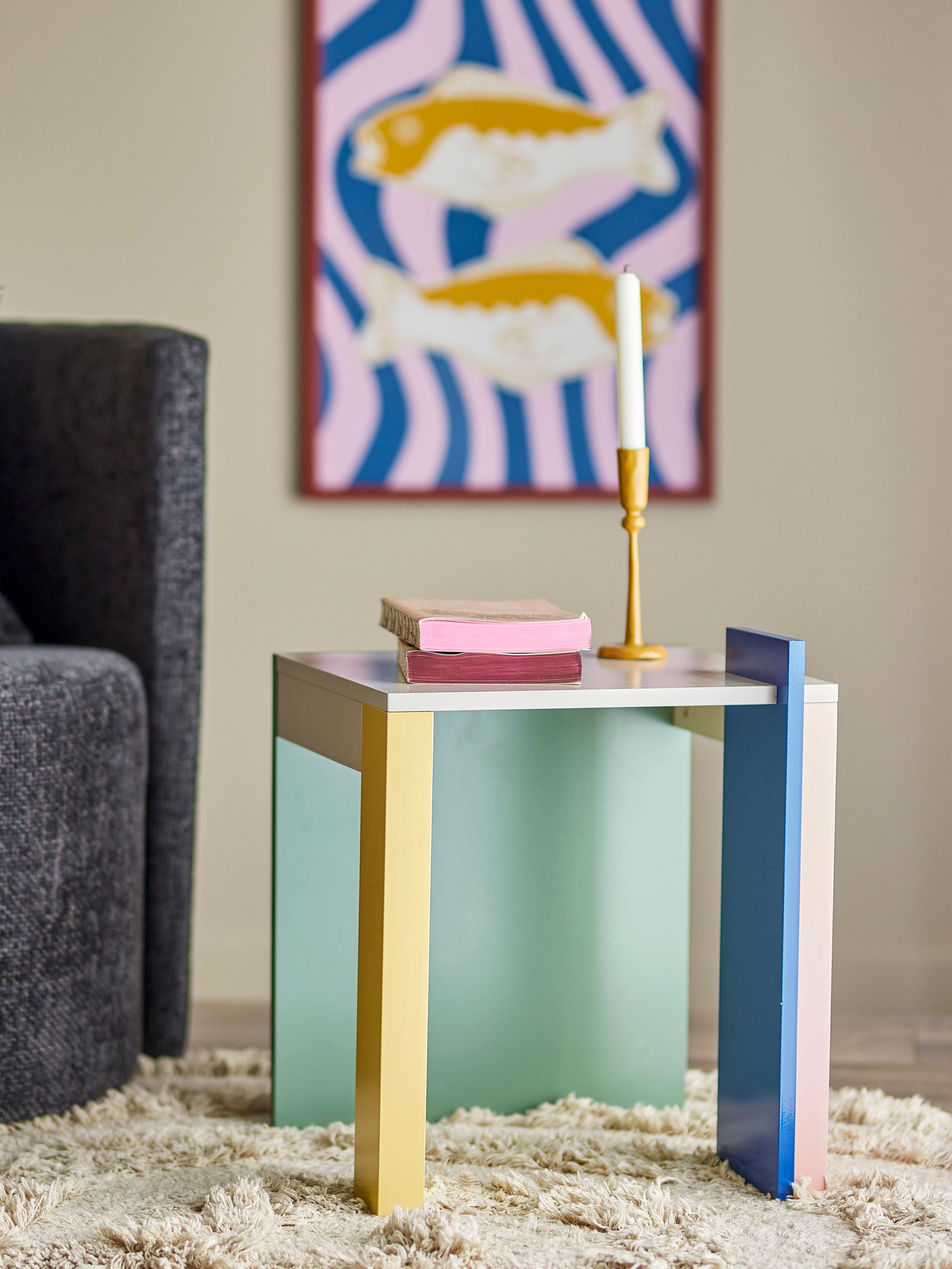 Banjo - Side Table - Multicolour - MDF FSC®100%