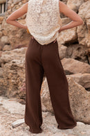 ASIANNA Chocolat - Cotton Gauze Pants