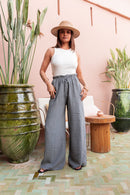 ASIANNA Gray - Cotton Gauze Trousers