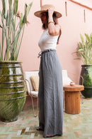 ASIANNA Gray - Cotton Gauze Trousers