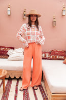 ASIANNA Orange - Cotton Gauze Pants