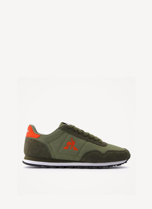 Le Coq Sportif - Baskets Astra - Kaki/Orange - Unisexe