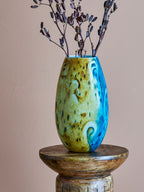 Kalian - Vase - Bleu - Verre