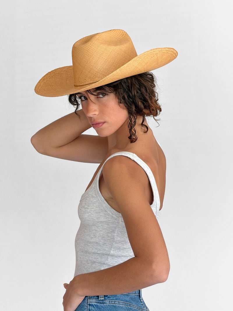 Sombrero de Paja Aude - Albaricoque