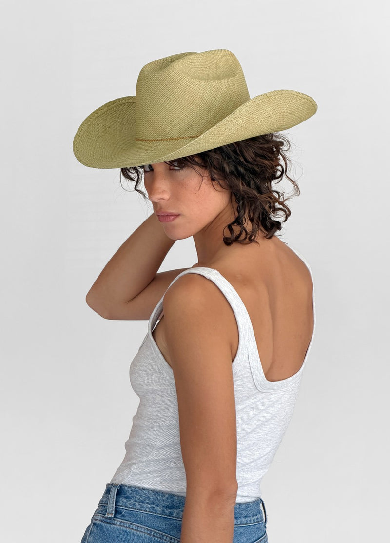 Chapeau Paille Aude - Sage