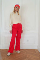 Pantalon Auguste Coquelicot