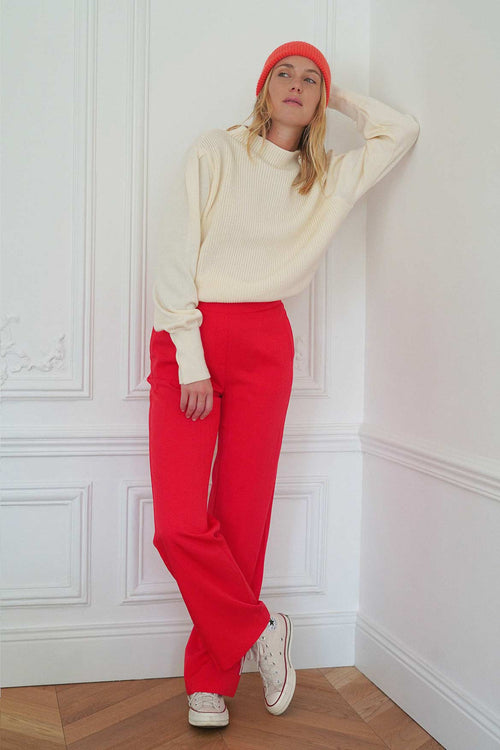 Pantalon Auguste Coquelicot