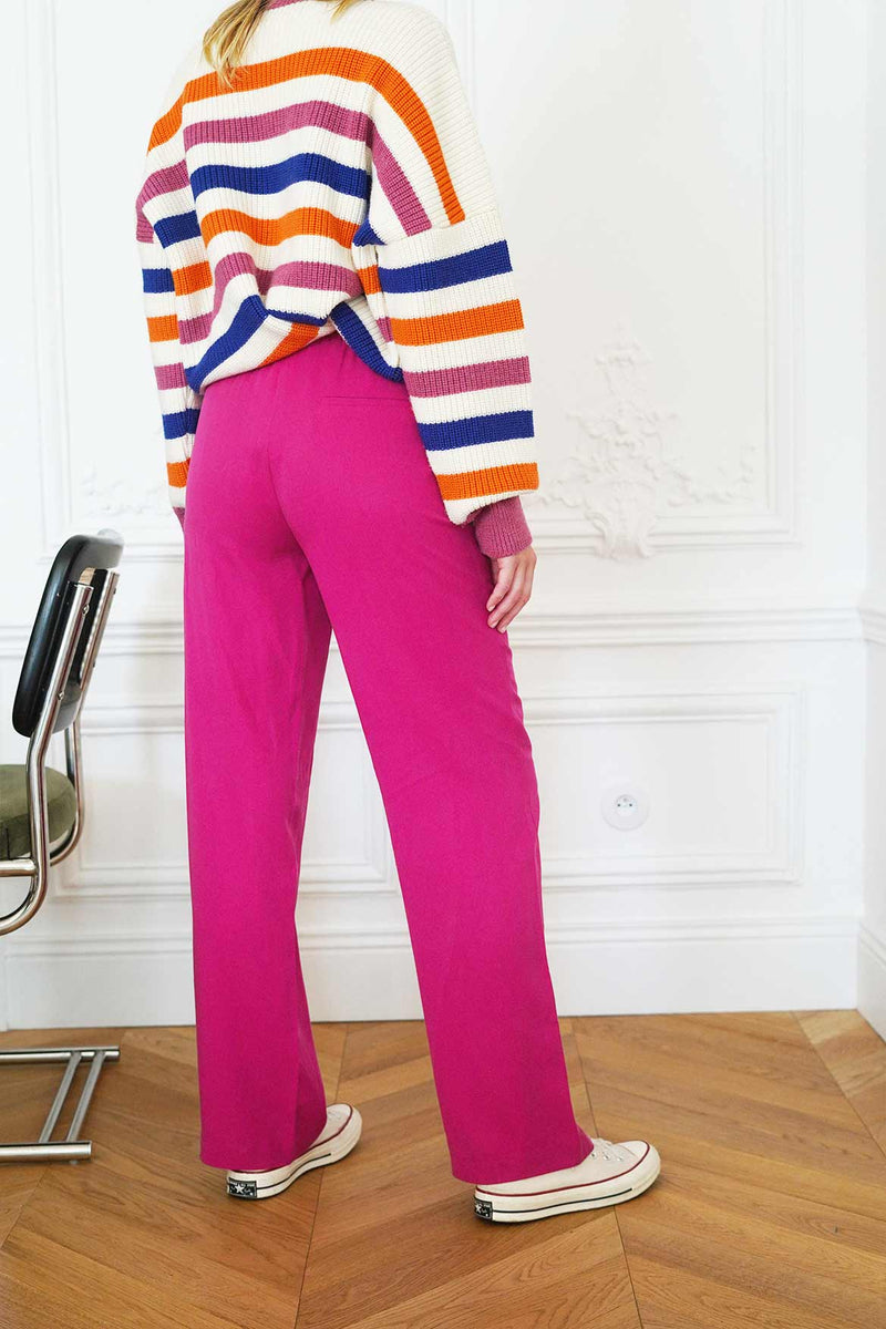 Pantalon Auguste Magenta