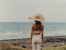 Aurora Straw Hat - Natural & Auburn