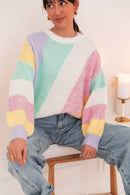 AURORE Pastel - Pull Laine