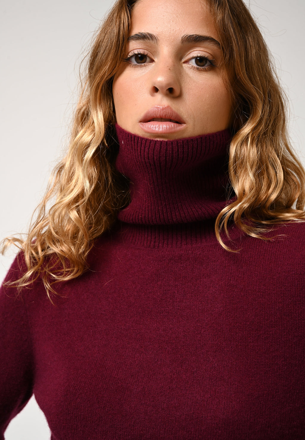 Suéter de Cuello Vuelto - Fornet - Rojo