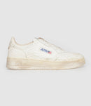 Autry - Baskets Medalist Cuir Blanc, Collection Super Vintage - Femme