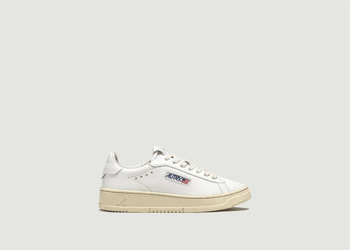 Sneakers Dallas En Cuir Leat - Blanc - Woman