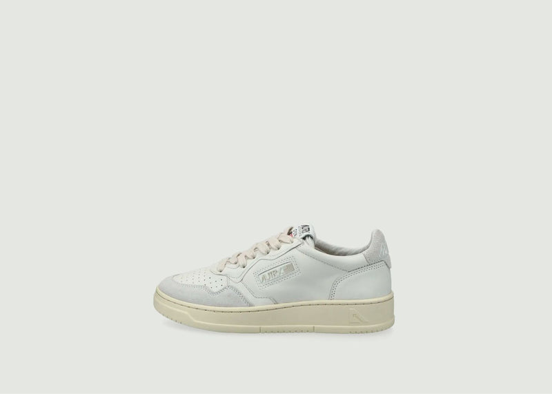 Sneakers Open Low Leat - Blanc - Woman