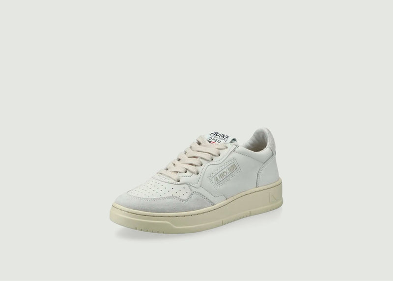 Sneakers Open Low Leat - Blanc - Woman