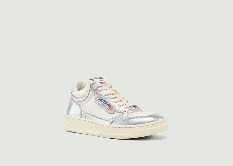 Sneakers Open Mid - Silver - Woman