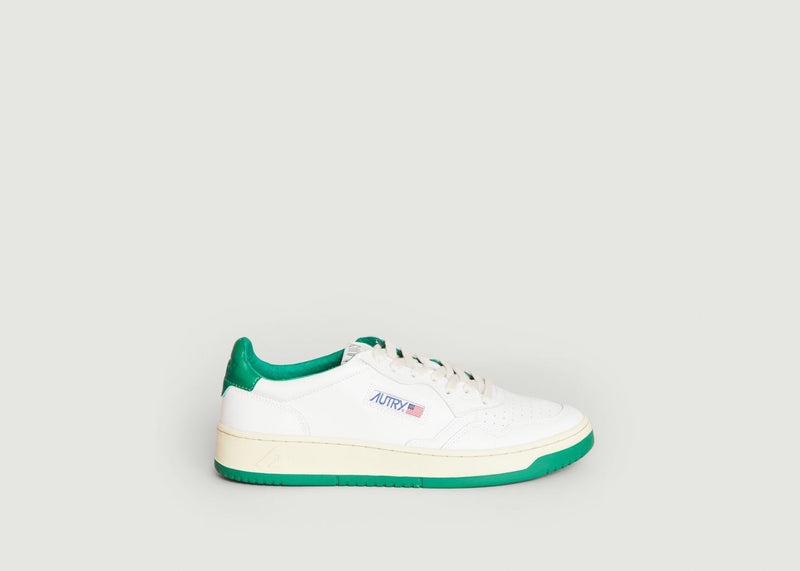 Sneakers Medalist Leather Low-Top Leat Wht - Green - Man