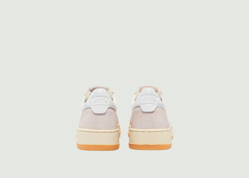 Autry - Medalist Canvas Sand Wht Low-Top Sneakers - White - Men