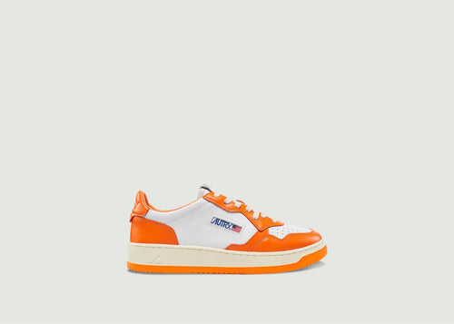 Sneakers Medalist Low Leat Wht - Orange - Man