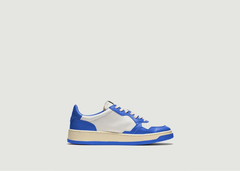 Sneakers Medalist Low En Cuir Leat Princess - Blue - Man